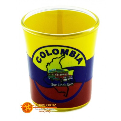 Copa mini Colombia bandera 