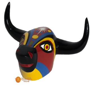 Mascara Toro Carnaval de Barranquilla 6CM