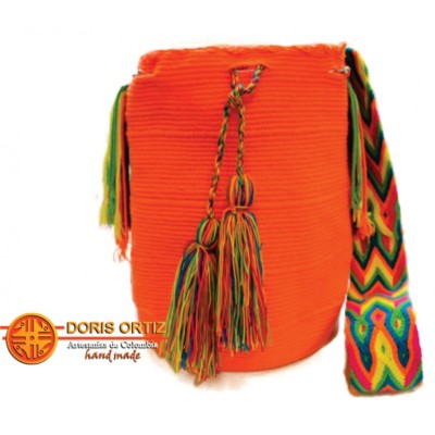 Mochila Un solo Color Wayuu